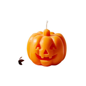 Jack-O'-Lantern Candle Vinyl Car Decal Sticker – Waterproof & UV-Resistant 3.4133333333333336"