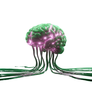 Futuristic Brain V2 Vinyl Car Decal Sticker – Waterproof & UV-Resistant 3.4133333333333336"