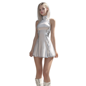 Futuristic Blonde Girl Vinyl Car Decal Sticker – Waterproof & UV-Resistant 3.4133333333333336" Futuristic Blonde Girl Vinyl Car Decal Sticker – Waterproof & UV-Resistant 3.4133333333333336"