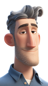 Pixar Style Character V14 Vinyl Car Decal Sticker – Waterproof & UV-Resistant 9.706666666666667"