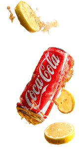 Splashing Coca-Cola Can V3 Vinyl Car Decal Sticker – Waterproof & UV-Resistant 4.8533333333333335"