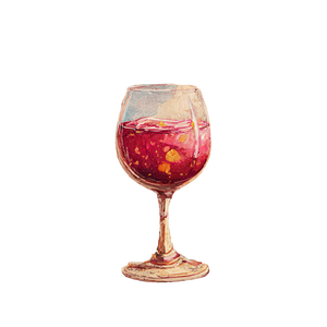 Full Wine Glass Vinyl Car Decal Sticker – Waterproof & UV-Resistant 3.4133333333333336"