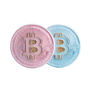 Bitcoin Coins Icon Vinyl Car Decal Sticker – Waterproof & UV-Resistant 3.4133333333333336"