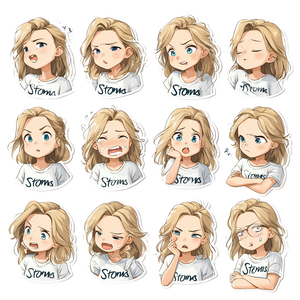 Chibi Girl Stickers V5 Vinyl Car Decal Sticker – Waterproof & UV-Resistant 3.4133333333333336" Chibi Girl Stickers V5 Vinyl Car Decal Sticker – Waterproof & UV-Resistant 3.4133333333333336"
