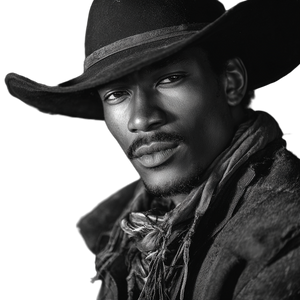 Gritty Cowboy Vinyl Car Decal Sticker – Waterproof & UV-Resistant 3.4133333333333336"