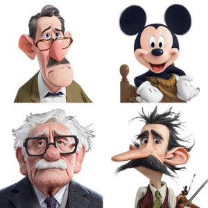 Disney Toon Characters Vinyl Car Decal Sticker – Waterproof & UV-Resistant 3.4133333333333336"