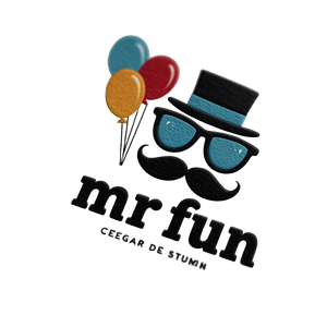 Mr Fun Logo Vinyl Car Decal Sticker – Waterproof & UV-Resistant 3.4133333333333336"