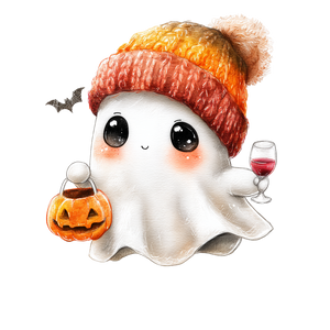 Chibi Ghost Halloween V2 Vinyl Car Decal Sticker – Waterproof & UV-Resistant 6.826666666666667"