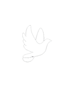 Dove Logo Vinyl Car Decal Sticker – Waterproof & UV-Resistant 4.0"