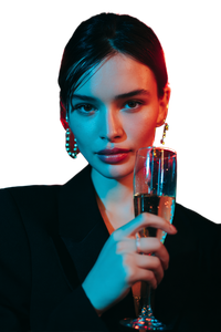 Elegant Nightclub Woman Vinyl Car Decal Sticker – Waterproof & UV-Resistant 4.4