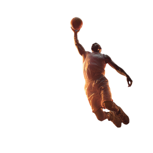 Basketball Slam Dunk Vinyl Car Decal Sticker – Waterproof & UV-Resistant 3.4133333333333336"