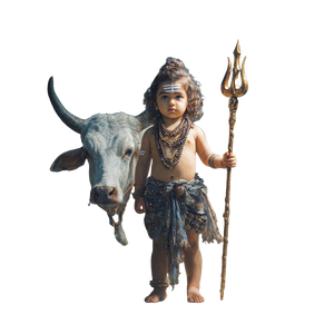 Baby Lord Shiva Vinyl Car Decal Sticker – Waterproof & UV-Resistant 6.826666666666667" Baby Lord Shiva Vinyl Car Decal Sticker – Waterproof & UV-Resistant 6.826666666666667"