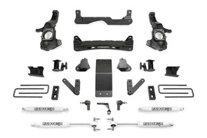 Fabtech Motorsports Lift Kit Suspension K1202 Performance; 4 Inch Front Lift; 4 Inch Rear Lift; With Front And Rear Performance Shock Absorbers In Kit; Black Components Fabtech Motorsports Lift Kit Suspension K1202 Performance; 4 Inch Front Lift; 4 Inch Rear Lift; With Front And Rear Performance Shock Absorbers In Kit; Black Components