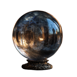 Eerie Crystal Ball Vinyl Car Decal Sticker – Waterproof & UV-Resistant 6.826666666666667"