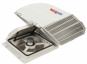 MaxxAir Roof Vent Cover | Fan/Mate, Exterior Mount, Dome Type Ventilation | Louvers for Rain Protection, Easy Cleaning, High-Strength Polyethylene MaxxAir Roof Vent Cover | Fan/Mate, Exterior Mount, Dome Type Ventilation | Louvers for Rain Protection, Easy Cleaning, High-Strength Polyethylene