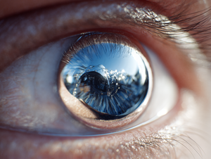 Mirror Pupil Eye V2 Vinyl Car Decal Sticker – Waterproof & UV-Resistant 3.0933333333333333"