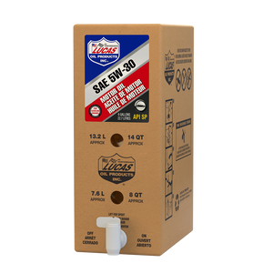 Lucas Oil 6 Gallon Bag In Box | SAE 5W-30 Synthetic Oil | Eco-Friendly Design Lucas Oil 6 Gallon Bag In Box | SAE 5W-30 Synthetic Oil | Eco-Friendly Design