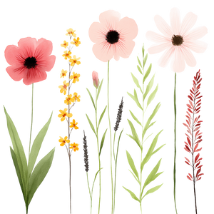 Wildflower Vinyl Car Decal Sticker – Waterproof & UV-Resistant 6.826666666666667" Wildflower Vinyl Car Decal Sticker – Waterproof & UV-Resistant 6.826666666666667"