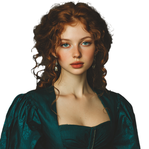 Aristocratic Beauty Vinyl Car Decal Sticker – Waterproof & UV-Resistant 3.4133333333333336"