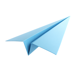 Floating Paper Plane Vinyl Car Decal Sticker – Waterproof & UV-Resistant 3.4133333333333336"