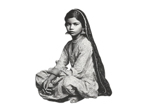 Indian Girl Tradition Vinyl Car Decal Sticker – Waterproof & UV-Resistant 6.1866666666666665"