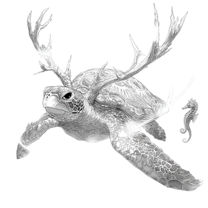 Mythical Sea Guardian V2 Vinyl Car Decal Sticker – Waterproof & UV-Resistant 6.826666666666667"