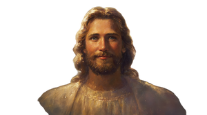Serene Jesus Portrait V10 Vinyl Car Decal Sticker – Waterproof & UV-Resistant 2.72"