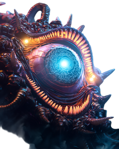 Biomechanical Cyclops Vinyl Car Decal Sticker – Waterproof & UV-Resistant 8.0"