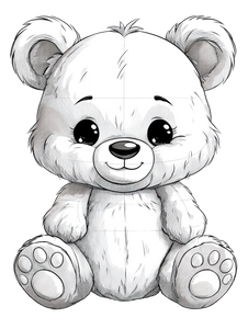 Cute Cartoon Bear Cub Vinyl Car Decal Sticker – Waterproof & UV-Resistant 4.1066666666666665"