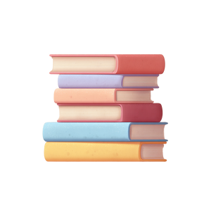 Cozy Book Stack Vinyl Car Decal Sticker – Waterproof & UV-Resistant 3.4133333333333336"