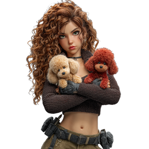 Thief With Poodles Vinyl Car Decal Sticker – Waterproof & UV-Resistant 3.4133333333333336"