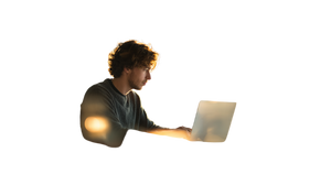 Young Engineer Working V2 Vinyl Car Decal Sticker – Waterproof & UV-Resistant 2.72"