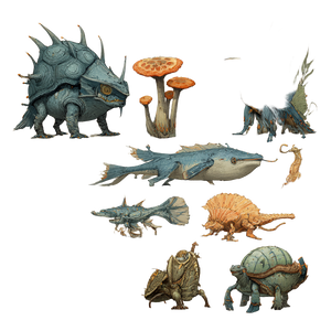 Fantastical Creatures Vinyl Car Decal Sticker – Waterproof & UV-Resistant 3.4133333333333336"