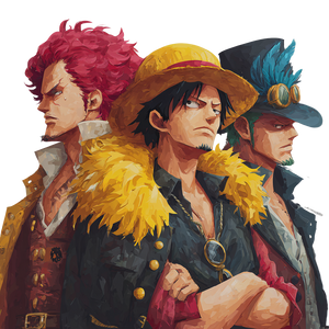 One Piece Pirates Vinyl Car Decal Sticker – Waterproof & UV-Resistant 6.826666666666667"