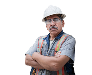 Construction Worker Portrait V13 Vinyl Car Decal Sticker – Waterproof & UV-Resistant 3.3066666666666666"
