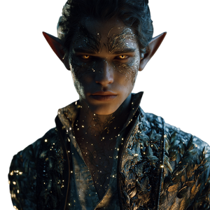 Male Elf Portrait Vinyl Car Decal Sticker – Waterproof & UV-Resistant 3.4133333333333336"