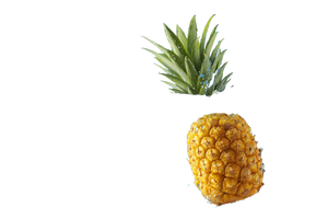 Falling Pineapple Vinyl Car Decal Sticker – Waterproof & UV-Resistant 2.986666666666667"