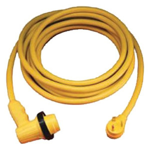 Marinco Power Cord | 30 Amp 30ft Yellow Cord | GripLock Handle Design | Heavy-Duty Construction