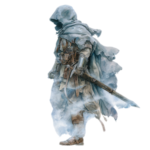 Ghostly Medieval Mercenary Vinyl Car Decal Sticker – Waterproof & UV-Resistant 3.4133333333333336"