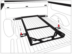Easy Install Bedslide Kit | Ford F-150 2015-2016 | Secure No Drill Mounts Easy Install Bedslide Kit | Ford F-150 2015-2016 | Secure No Drill Mounts