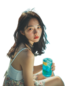 Korean Woman With Drink Vinyl Car Decal Sticker – Waterproof & UV-Resistant 8.213333333333333" Korean Woman With Drink Vinyl Car Decal Sticker – Waterproof & UV-Resistant 8.213333333333333"