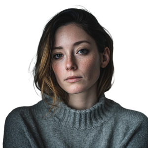 Cinematic Portrait Woman V4 Vinyl Car Decal Sticker – Waterproof & UV-Resistant 3.4133333333333336"