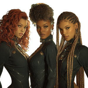 Futuristic Hip Hop Women Vinyl Car Decal Sticker – Waterproof & UV-Resistant 3.4133333333333336"