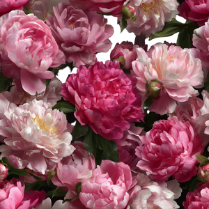 Realistic Peonies V2 Vinyl Car Decal Sticker – Waterproof & UV-Resistant 3.4133333333333336"