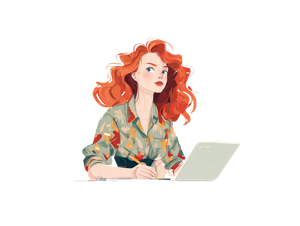 Creative Woman Working V2 Vinyl Car Decal Sticker – Waterproof & UV-Resistant 6.1866666666666665"