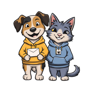 Cartoon Mascot Duo V2 Vinyl Car Decal Sticker – Waterproof & UV-Resistant 6.826666666666667"