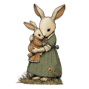 Mummy Rabbit Love Vinyl Car Decal Sticker – Waterproof & UV-Resistant 6.826666666666667" Mummy Rabbit Love Vinyl Car Decal Sticker – Waterproof & UV-Resistant 6.826666666666667"