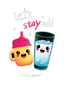 Happy Hydration Duo Vinyl Car Decal Sticker – Waterproof & UV-Resistant 4.1066666666666665"