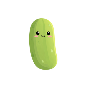 Cartoon Pickle Vinyl Car Decal Sticker – Waterproof & UV-Resistant 6.826666666666667"