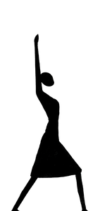 Yoga Warrior Silhouette Vinyl Car Decal Sticker – Waterproof & UV-Resistant 5.2